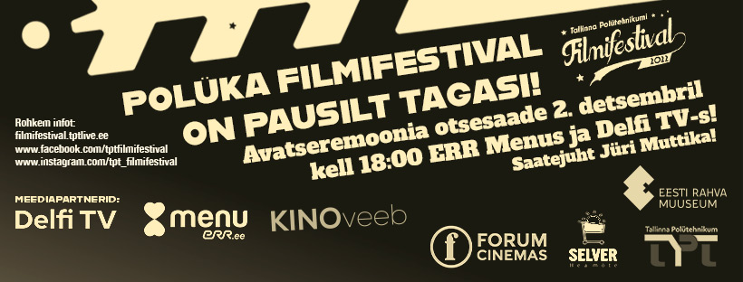 Tallinna Polütehnikumi filmifestival avab kuuenda filmifestivali otsesaatega kooli telestuudiost!